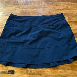 lululemon pace rival skirt sz 4 blue (h1)